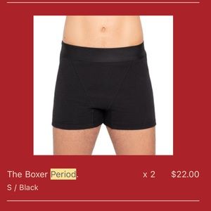 NWT Period Underwear by The Period Company